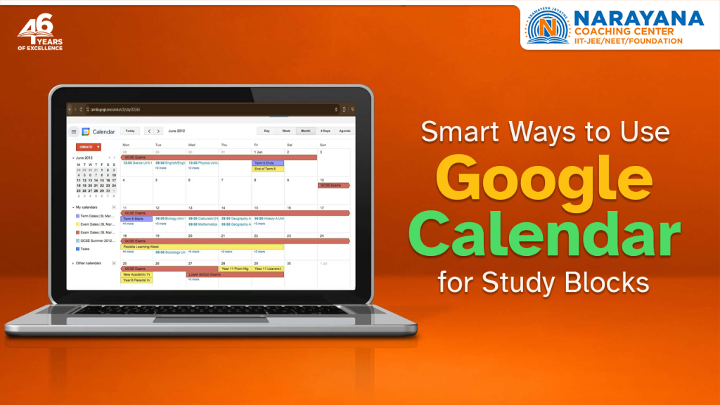 Master Study Time with Google Calendar