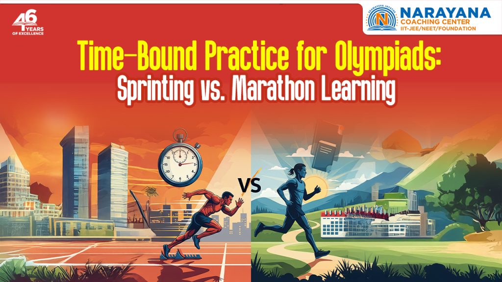 Compare sprint and marathon learning styles for Olympiad preparation. Find the time-bound strategy that suits you best for long-term retention and performance.