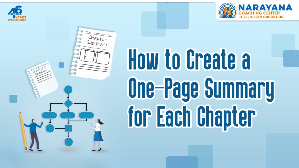 How to Create a One-Page Summary for Each Chapter